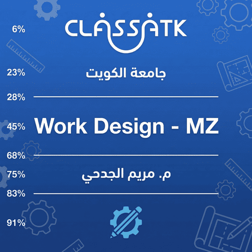 م. مريم الجدحي - Work Design - MZ