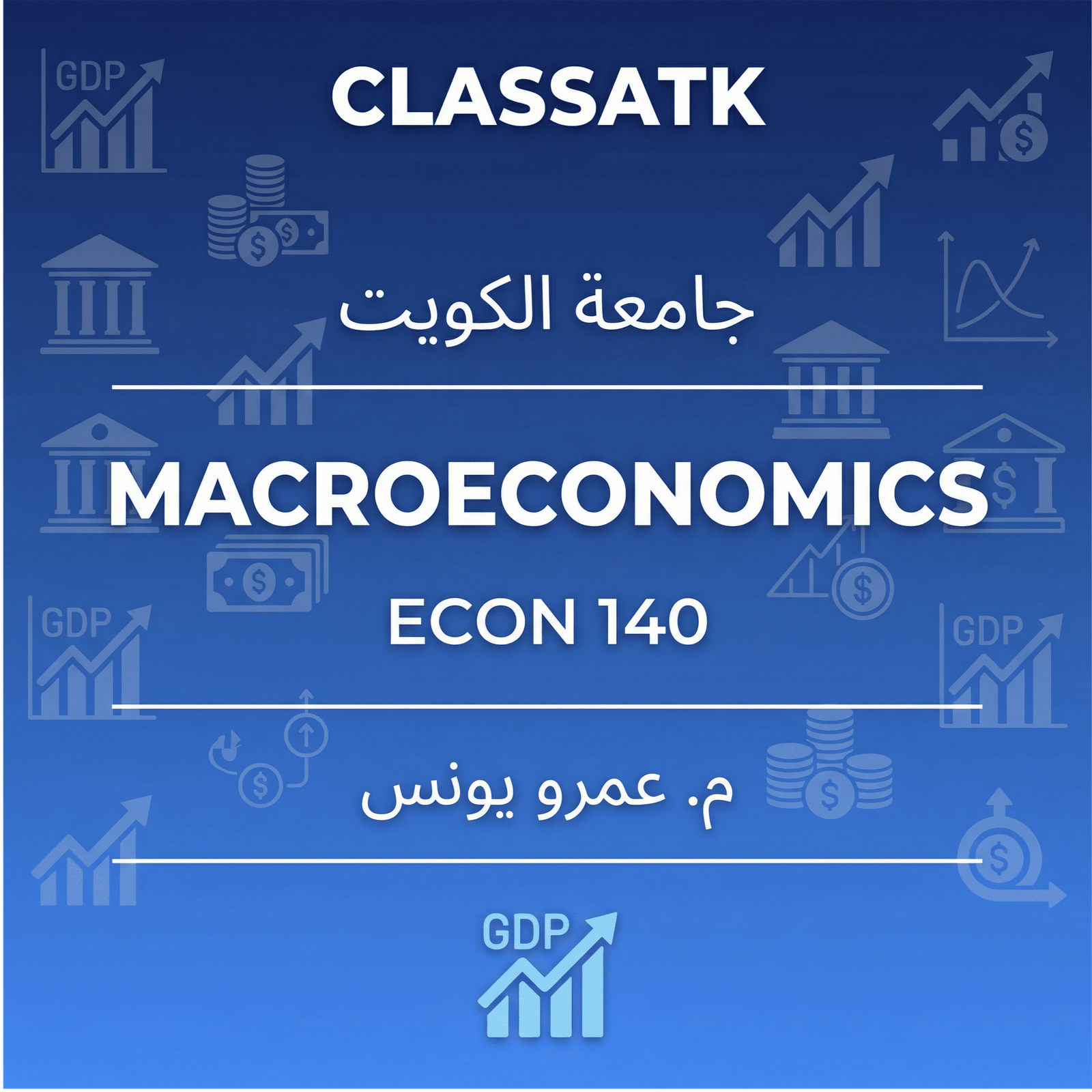 م. عمرو يونس - Macroeconomics (ECON 140)