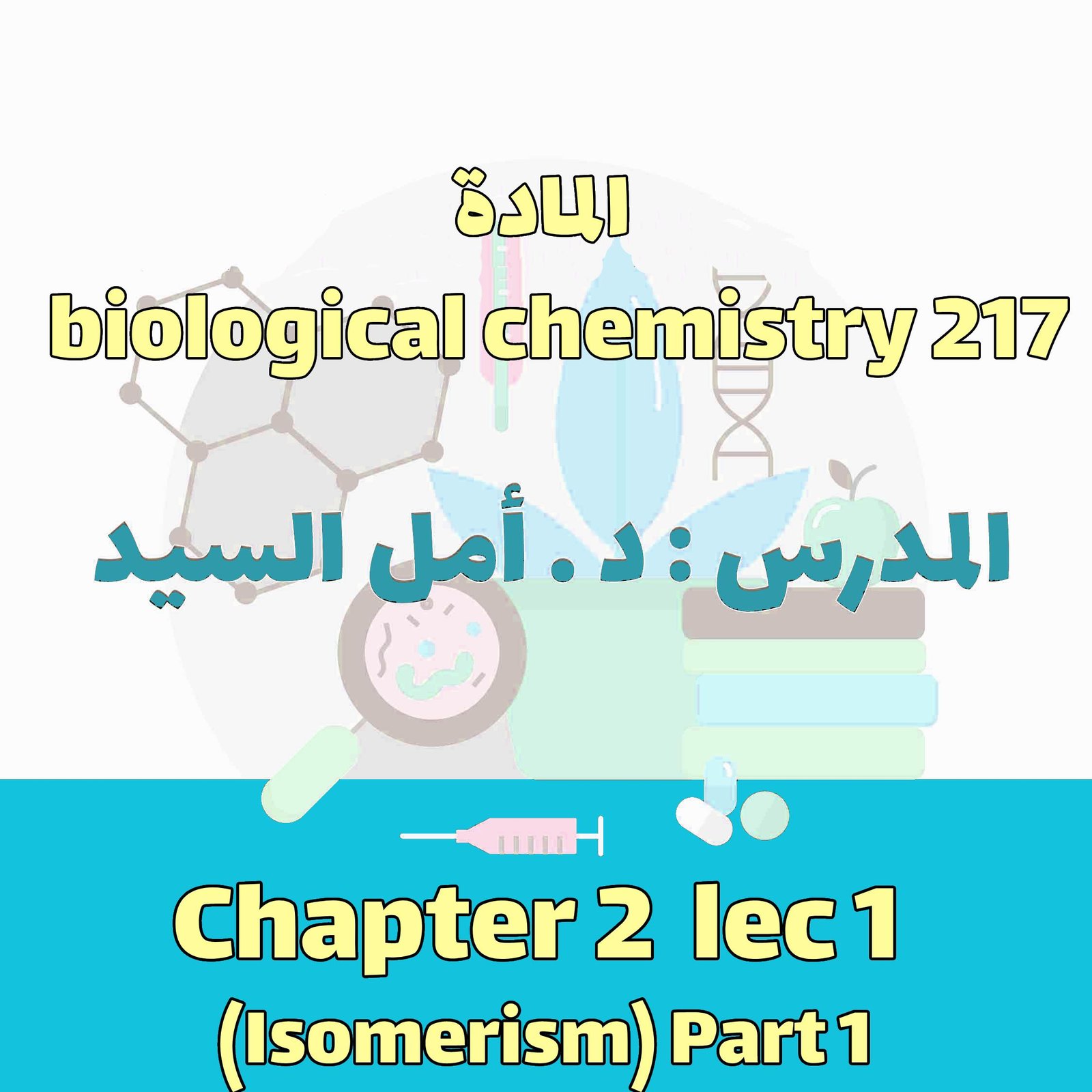Biological chem 217 - ch 2 lec 1 (Isomerism) Part