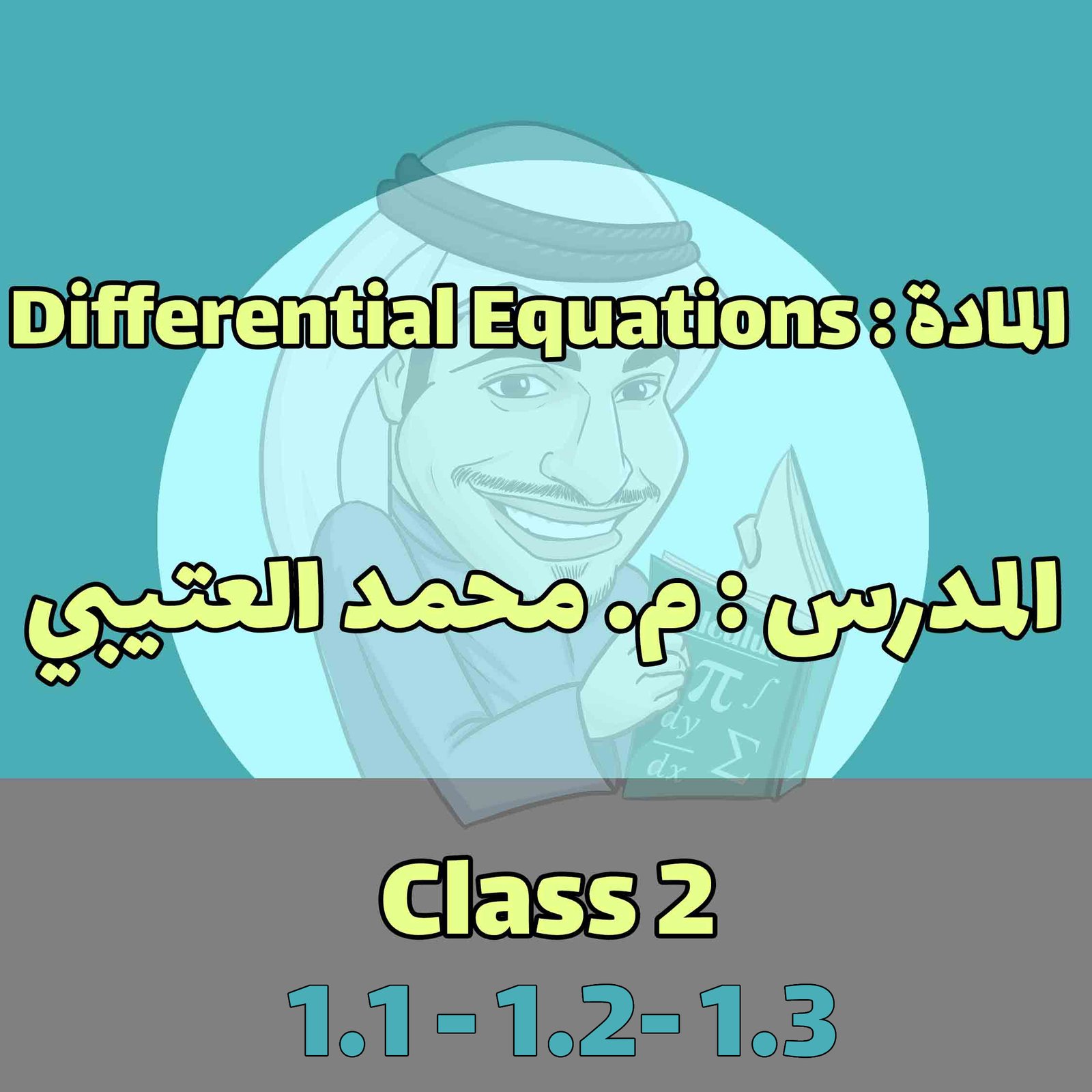 Differential Eq. - Class 2- 1.1,1.2,1.3