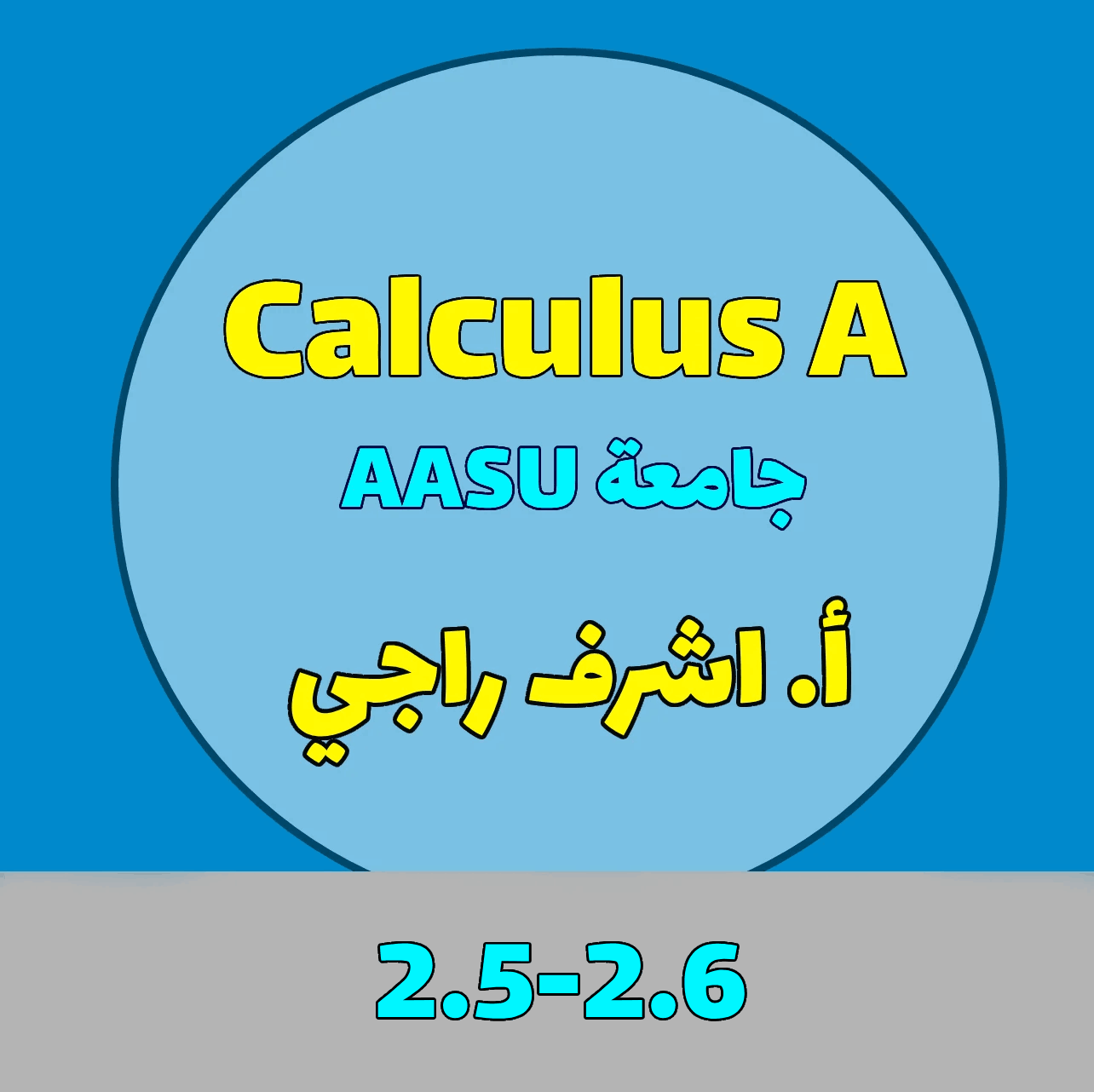 Calculus A - AASU -2.5-2.6
