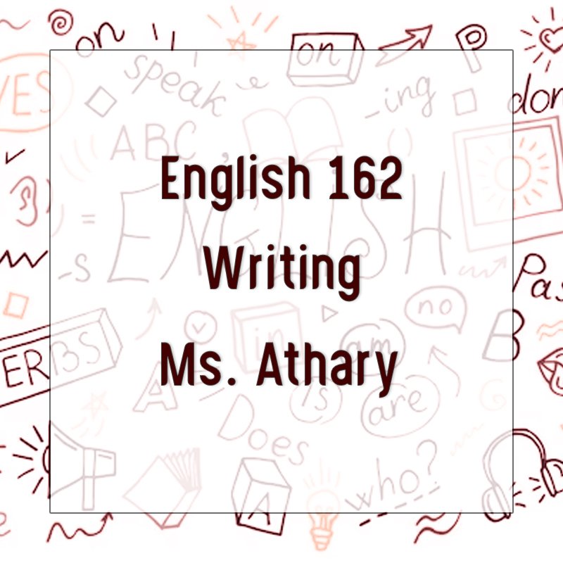 English 162 - Writing