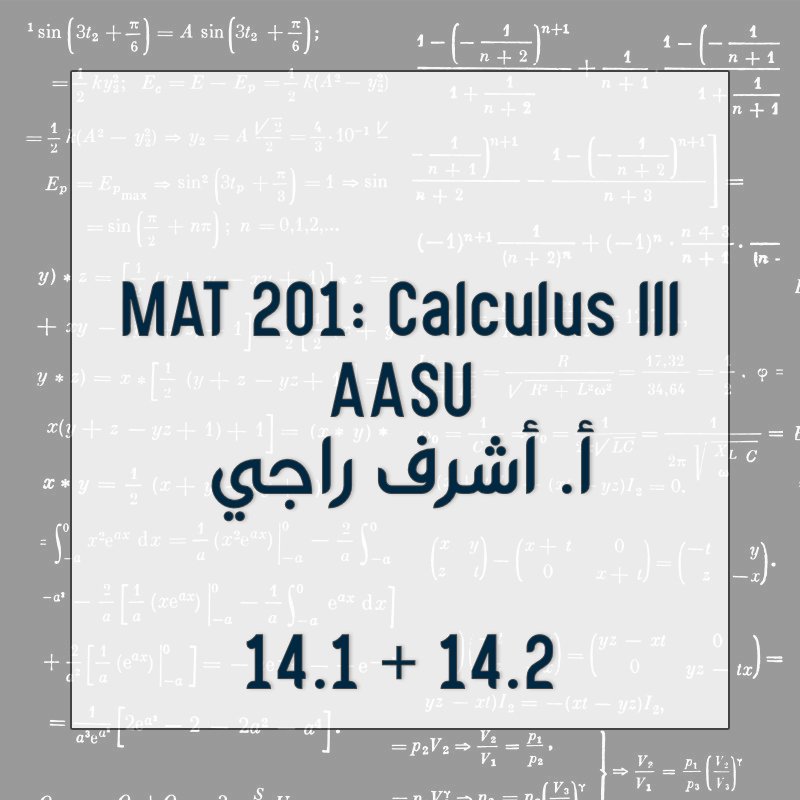 Class 12 - 14.1 + 14.2