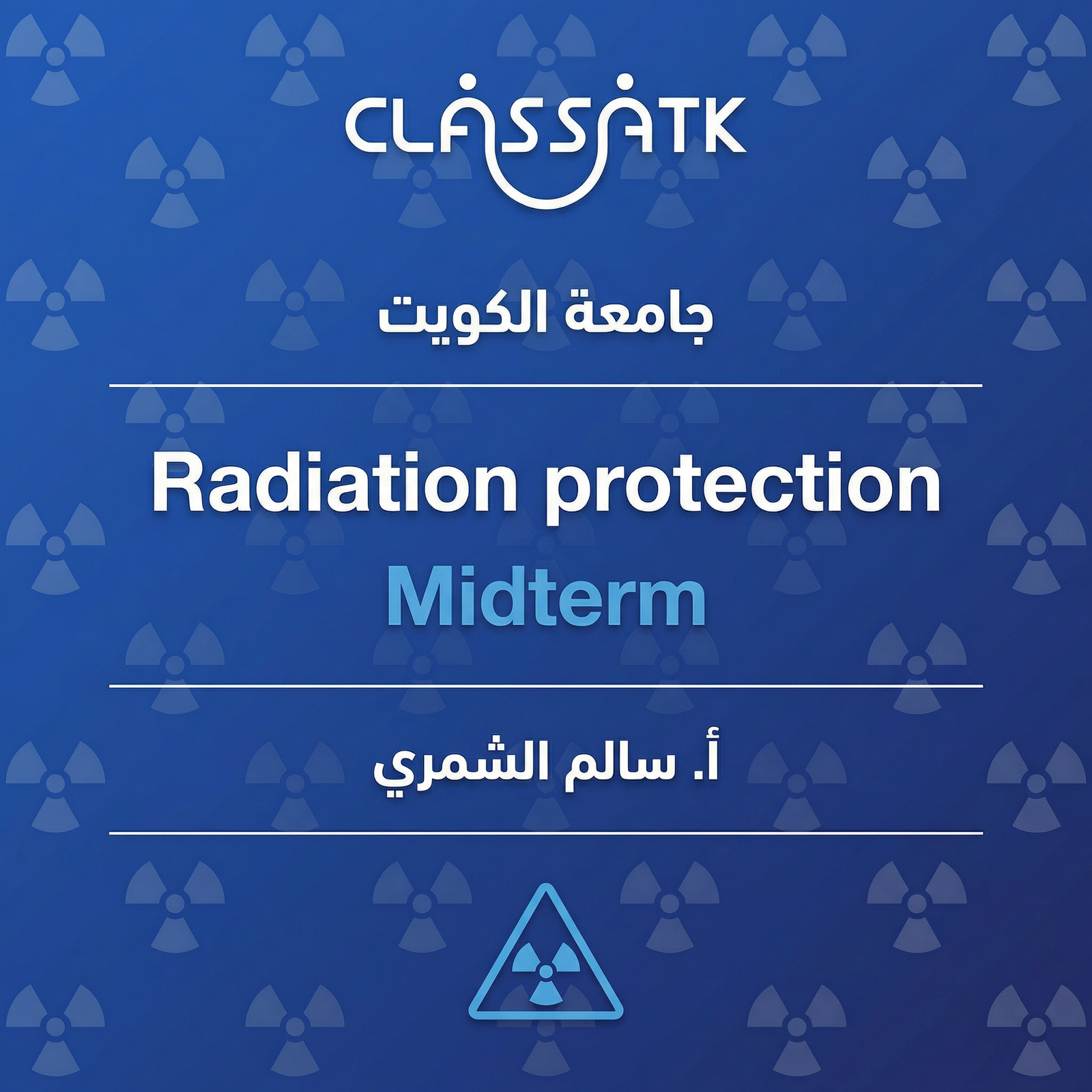Radiation protection (Midterm)