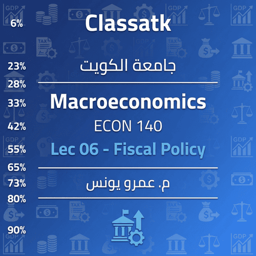 Lec 06 Fiscal policy