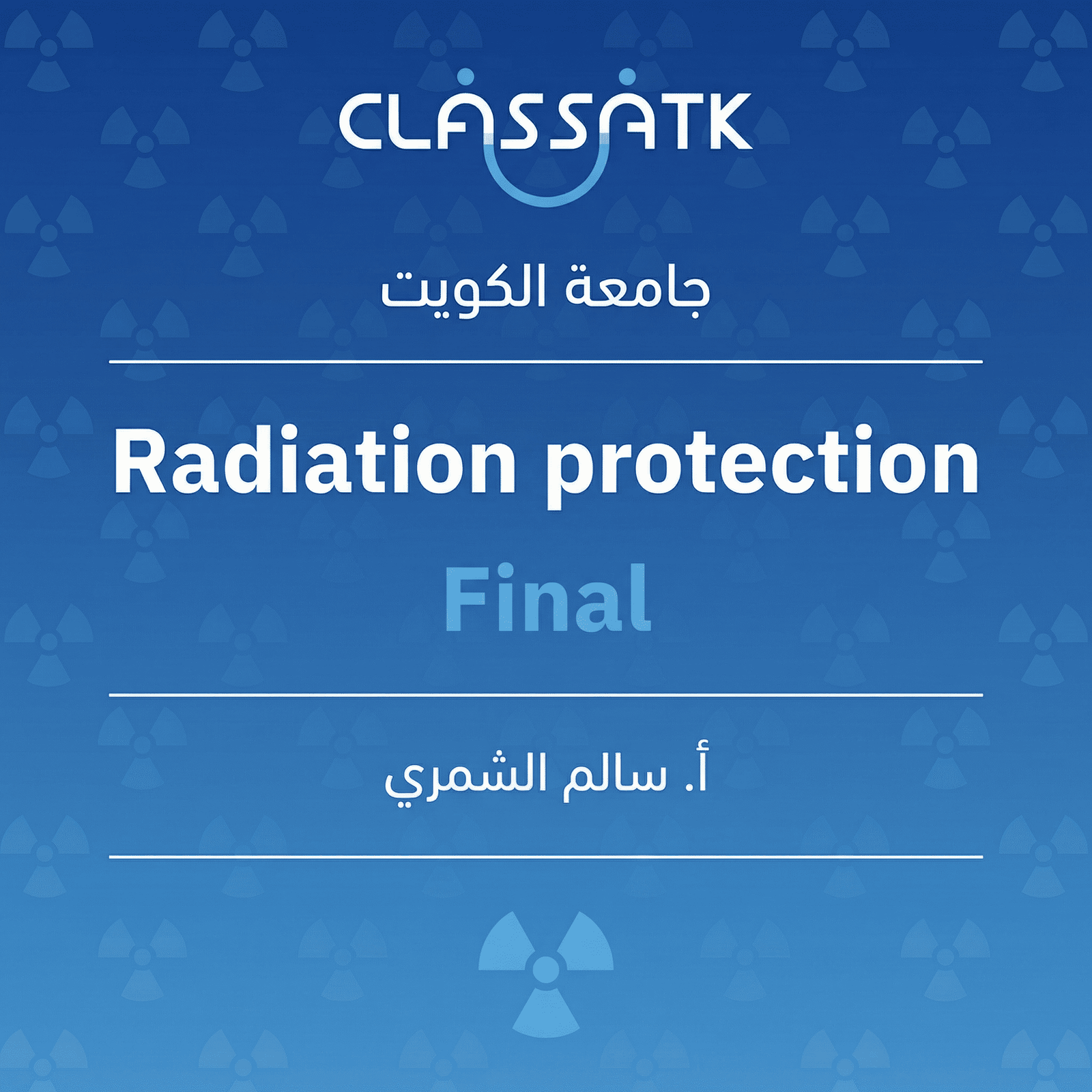 Radiation protection (Final)