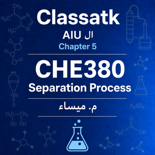 م. ميساء - Separation Process - Chapter 5
